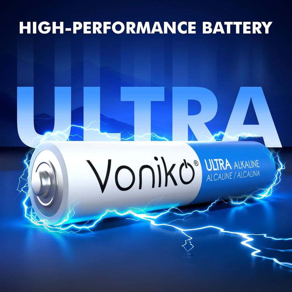 Ultra AAA Batteries 24 Pack - Alkaline Triple a Battery, Ultra Long-Lasting for All Your Devices, 10-Year Shelf Life, Leak-Proof & Mercury-Free