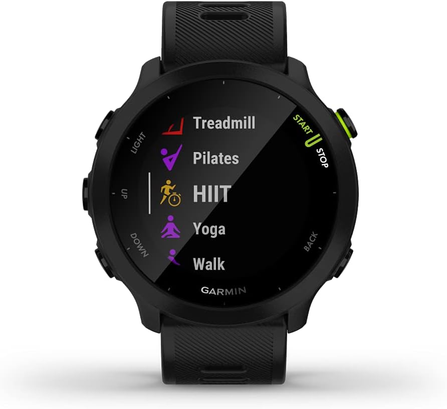 Forerunner 55, GPS Running Watch with Daily Suggested Workouts, up to 2 Weeks of Battery Life, Black - 010-02562-00