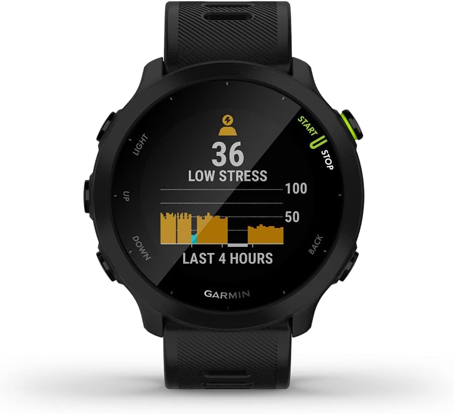 Forerunner 55, GPS Running Watch with Daily Suggested Workouts, up to 2 Weeks of Battery Life, Black - 010-02562-00