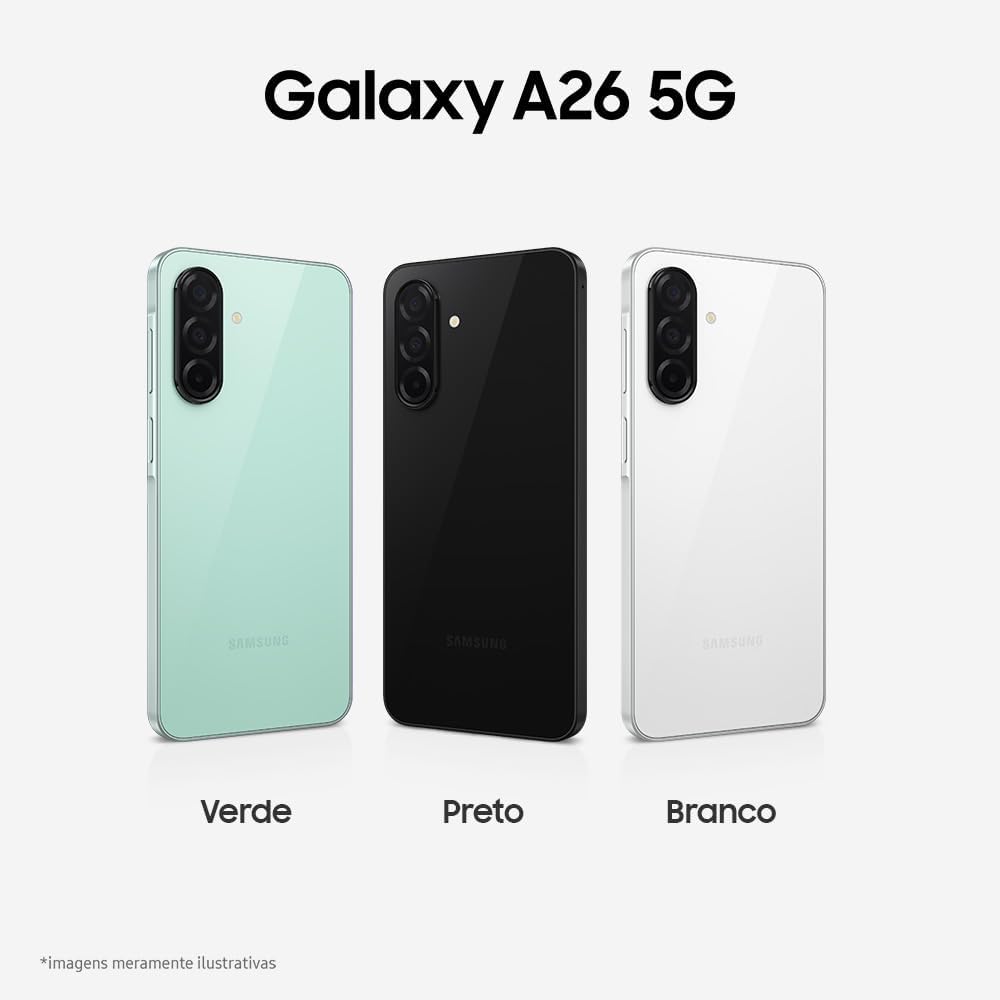 Galaxy A26 5G with AI | 256GB, 8GB, Dual SIM | 6.7" 120Hz AMOLED, IP67 Water Resistant, Android 15 | International Model Factory Unlocked for T-Mobile, Global | 25W Charger Bundle (Mint)