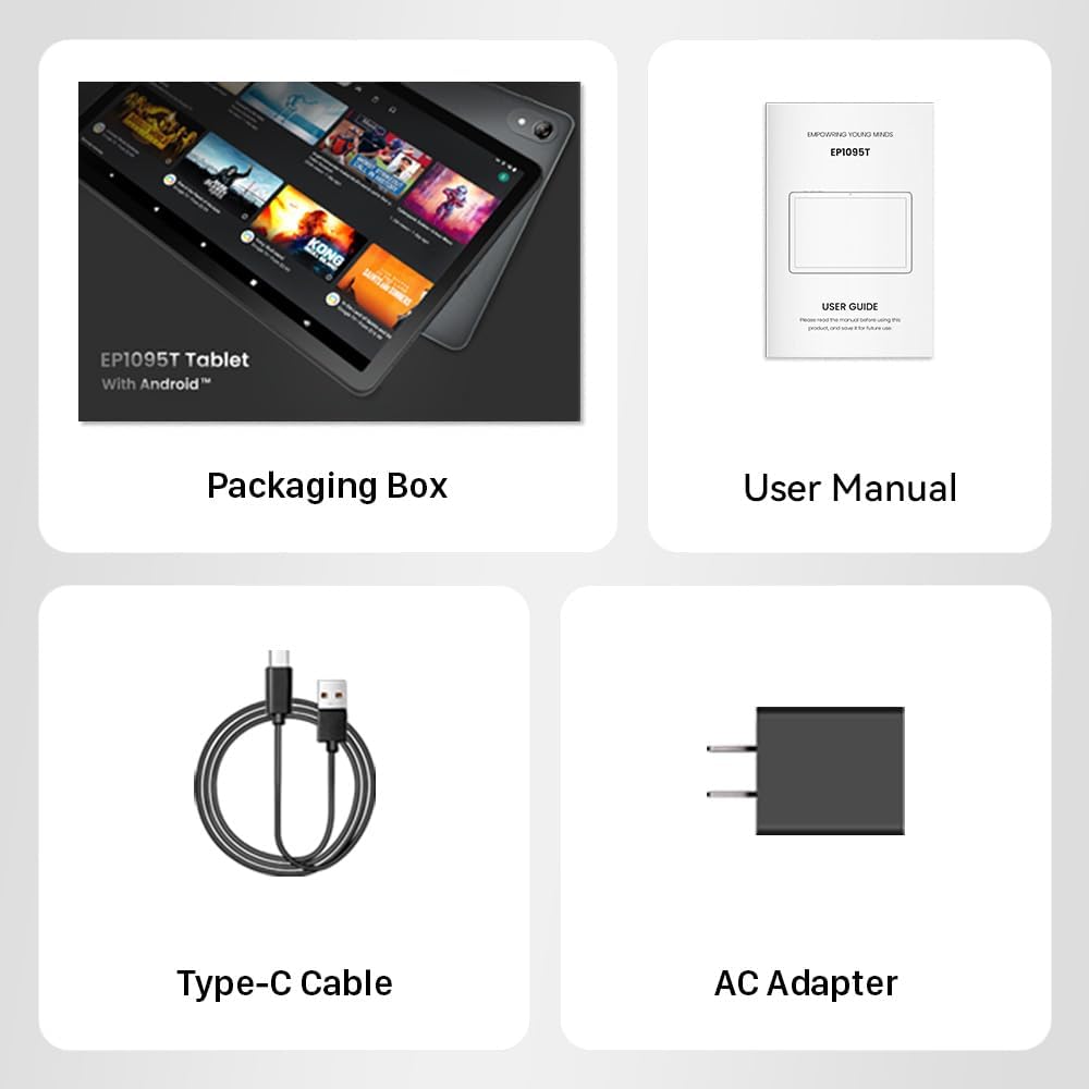 11" Tablet, 2025 Android 15 with Octa-Core Processor, 8GB RAM+128GB ROM(1TB Expandtion), 7000Mah Battery, HD IPS Large Tableta,Wifi 6&BT5.0, Support GMS (Case Not Included)