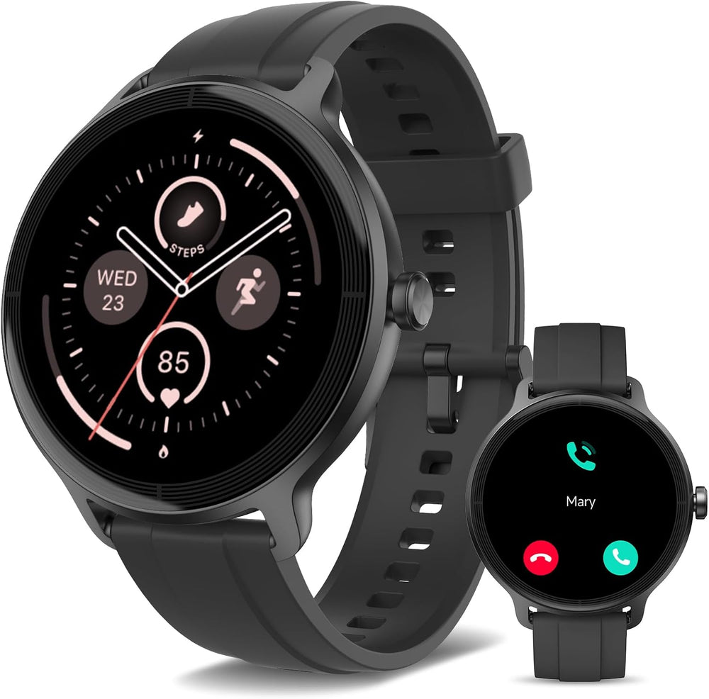 Smart Watch for Men Women, 1.27" HD Touchscreen Fitness Tracker, Bluetooth Calling, 100+ Sports Modes, Sleep Monitor, IP68 Waterproof, Compatible with Android & Iphones