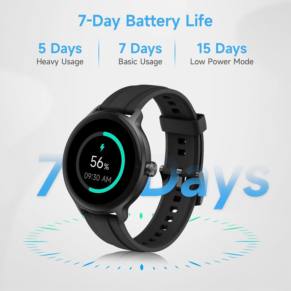 Smart Watch for Men Women, 1.27" HD Touchscreen Fitness Tracker, Bluetooth Calling, 100+ Sports Modes, Sleep Monitor, IP68 Waterproof, Compatible with Android & Iphones