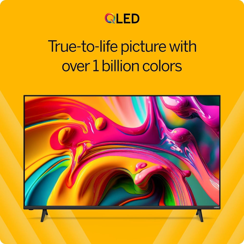 43-Inch Quantum 4K QLED Smart TV Bundle – 120Fps Gaming, Dolby Vision HDR10+, HDMI VRR, Bluetooth, Alexa Compatible, W/Aux HDMI Cable, 12-Month CPS Protection, Screen Cleaner W/Microfiber