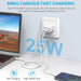 USB C Charger,  2Pack Type C Fast Charger, Dual Port 25W PD Fast USB C Iphone Wall Charger Compatible with Iphone 16/16 Pro/15/14/13/12/11/Se/Xs, Galaxy, Pixel 4/3 and More