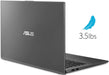Vivobook 15 Thin and Light Laptop, 15.6” FHD Display, Intel I3-1005G1 CPU, 8GB RAM, 128GB SSD, Backlit Keyboard, Fingerprint, Windows 10 Home in S Mode, Slate Gray, F512JA-AS34