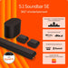 5.1 Soundbar SE, Wireless Subwoofer, Surround Sound W/Dolby Atmos & DTS:X, Bluetooth Speaker, Quickfit™ Compatible – SV510X-08 (New, 2024 Model)