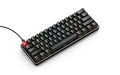 Custom Gaming Keyboard - GMMK 60% Percent Compact - USB C Wired Mechanical Keyboard - RGB Hot Swappable Switches & Keycaps - Black Metal Top Plate