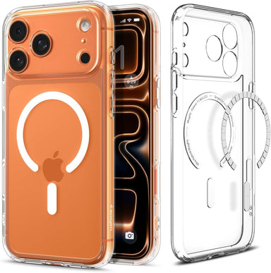 Case for Iphone 17 Pro, Ultra Hybrid Magfit [TPU Covered Camera Control] [Anti-Yellowing] [Compatible with Magsafe] - Clear