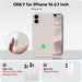 Case for Iphone 16, Liquid Silicone Upgrade [Camera Protection] [Soft Anti-Scratch Microfiber Lining] Shockproof Phone Case for Iphone 16 6.1 Inch - Stone