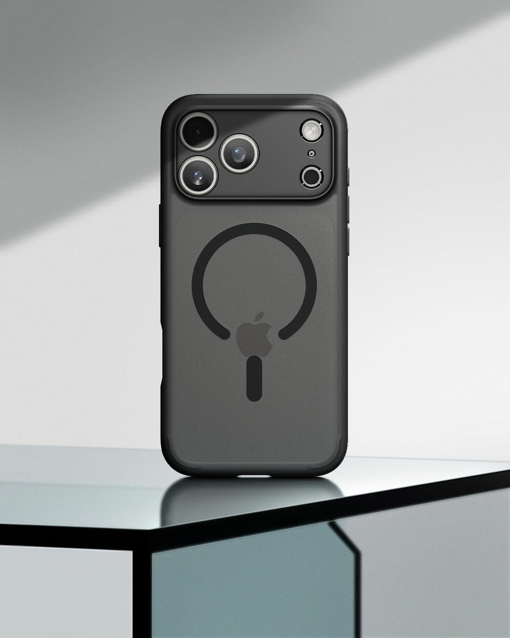 Case for Iphone 17 Pro, Ultra Hybrid Magfit [TPU Covered Camera Control] [Anti-Yellowing] [Compatible with Magsafe] - Frost Black