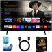 43-Inch Quantum 4K QLED Smart TV Bundle – 120Fps Gaming, Dolby Vision HDR10+, HDMI VRR, Bluetooth, Alexa Compatible, W/Aux HDMI Cable, 12-Month CPS Protection, Screen Cleaner W/Microfiber