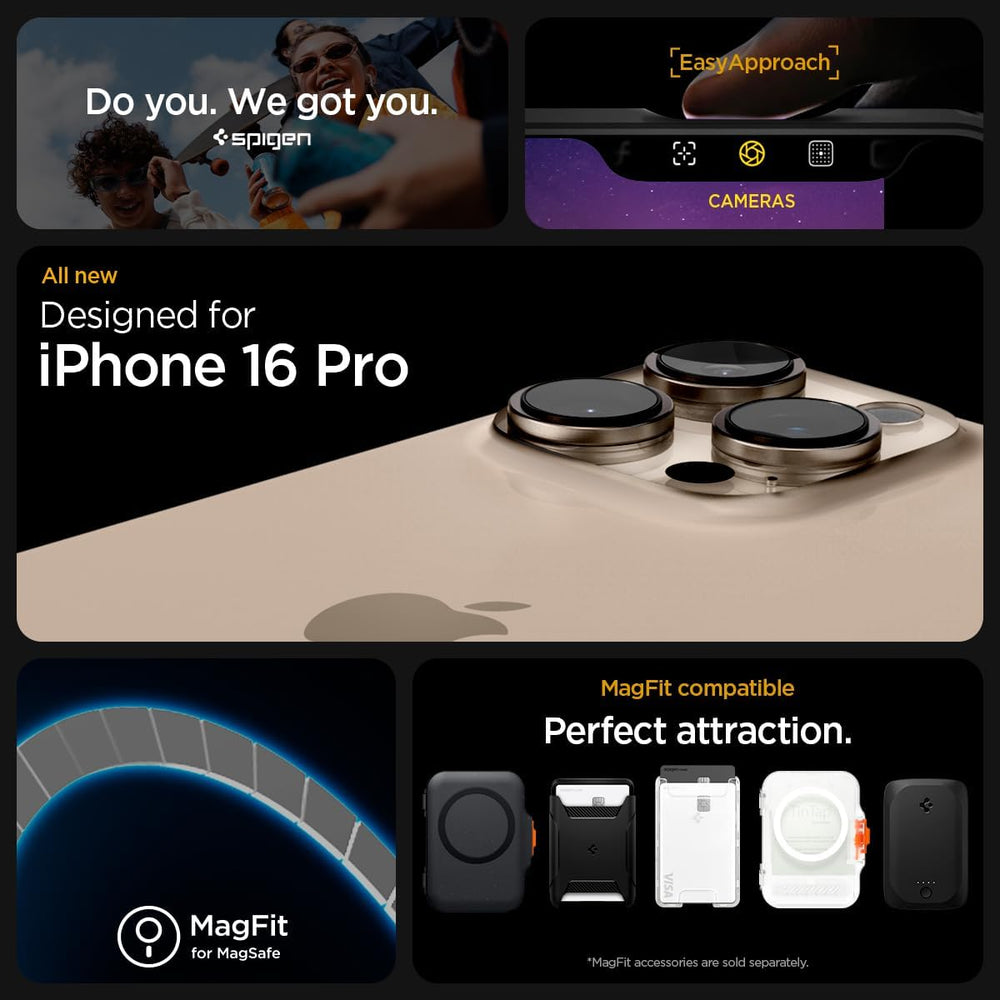 Case for Iphone 16 Pro, Ultra Hybrid Magfit [Anti-Yellowing] [Compatible with Magsafe] - Frost Black