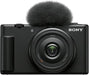 ZV-1F Vlog Camera for Content Creators and Vloggers Black