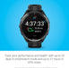 Forerunner® 965 Running Smartwatch, Colorful AMOLED Display, Training Metrics and Recovery Insights, Black and Powder Gray, 010-02809-00