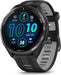 Forerunner® 965 Running Smartwatch, Colorful AMOLED Display, Training Metrics and Recovery Insights, Black and Powder Gray, 010-02809-00