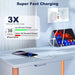 USB C Charger Block, 5 in 1 60W Charging Blocks, PD 3.0 25W Single Max Fast Charger, QC 2A USB Wall Charger for Iphone 16 15 14 13 12 11 Pro Max, Ipad, Ipod, Samsung, Airpods Pro, Apple Watch Series