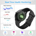 Smart Watch for Men Women, 1.27" HD Touchscreen Fitness Tracker, Bluetooth Calling, 100+ Sports Modes, Sleep Monitor, IP68 Waterproof, Compatible with Android & Iphones