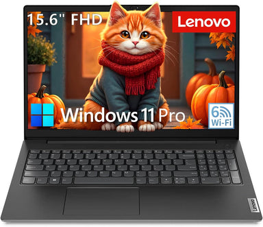 Lenovo Laptop Computer for Business and Home Student Study, 15.6" FHD, Intel Dual-Core Processor, 16GB DDR4 RAM, 1TB Pcie SSD, Wifi 6, Bluetooth 5.2, HDMI, Type-C, Ethernet, Black, Windows 11 Pro