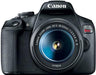 EOS Rebel T7 DSLR Camera with 18-55Mm Lens | Built-In Wi-Fi | 24.1 MP CMOS Sensor | DIGIC 4+ Image Processor and Full HD Videos