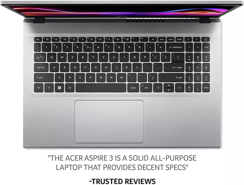 Aspire Premium Slim Laptop - 15.6" Full HD IPS 1080P Display - AMD Ryzen 3 7330U Quad-Core Processor - 16GB RAM - 256GB Nvme SSD - Webcam - Wi-Fi 6 - Windows 11 Pro - W/O Mouse