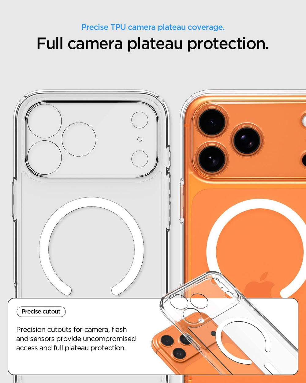 Case for Iphone 17 Pro, Ultra Hybrid Magfit [TPU Covered Camera Control] [Anti-Yellowing] [Compatible with Magsafe] - Clear