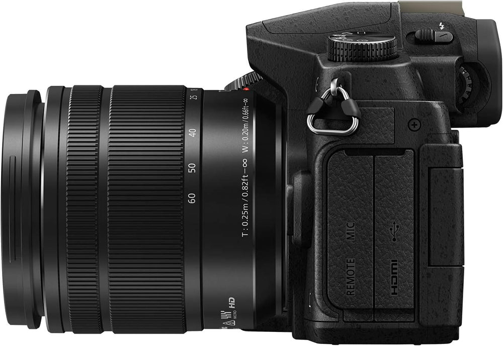 LUMIX G85 4K Digital Camera, 12-60Mm Power O.I.S. Lens, 16 Megapixel Mirrorless Camera, 5 Axis In-Body Dual Image Stabilization, 3-Inch Tilt and Touch LCD, DMC-G85MK (Black)