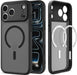 Case for Iphone 17 Pro, Ultra Hybrid Magfit [TPU Covered Camera Control] [Anti-Yellowing] [Compatible with Magsafe] - Frost Black