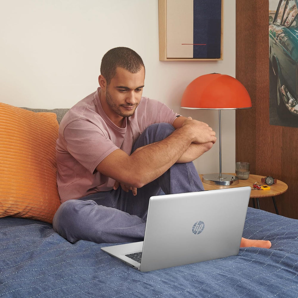 HP 17.3 Inch Laptop, HD+ Display, AMD Ryzen 5 7520U, 16 GB RAM, 512 GB SSD, AMD Radeon Graphics, Windows 11 Home, Natural Silver, 17-Cp2199Nr