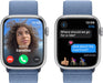 Watch Series 9 [GPS 45Mm] Smartwatch with Silver Aluminum Case with Winter Blue Sport Loop. Fitness Tracker, Blood Oxygen & ECG Apps, Always-On Retina Display, Carbon Neutral