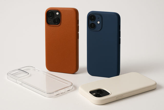 Add multiple phone cases in the photo
