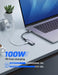 USB C to HDMI with PD Charger Adapter, 2-In-1 Type C to HDMI 4K@30Hz/100W Charging Compatible with Iphone 17 Pro Max/Air/ 16 Pro Max/15 Pro Max,Samsung S24/S23,Macbook,Dell,Steam Deck,Rog Ally