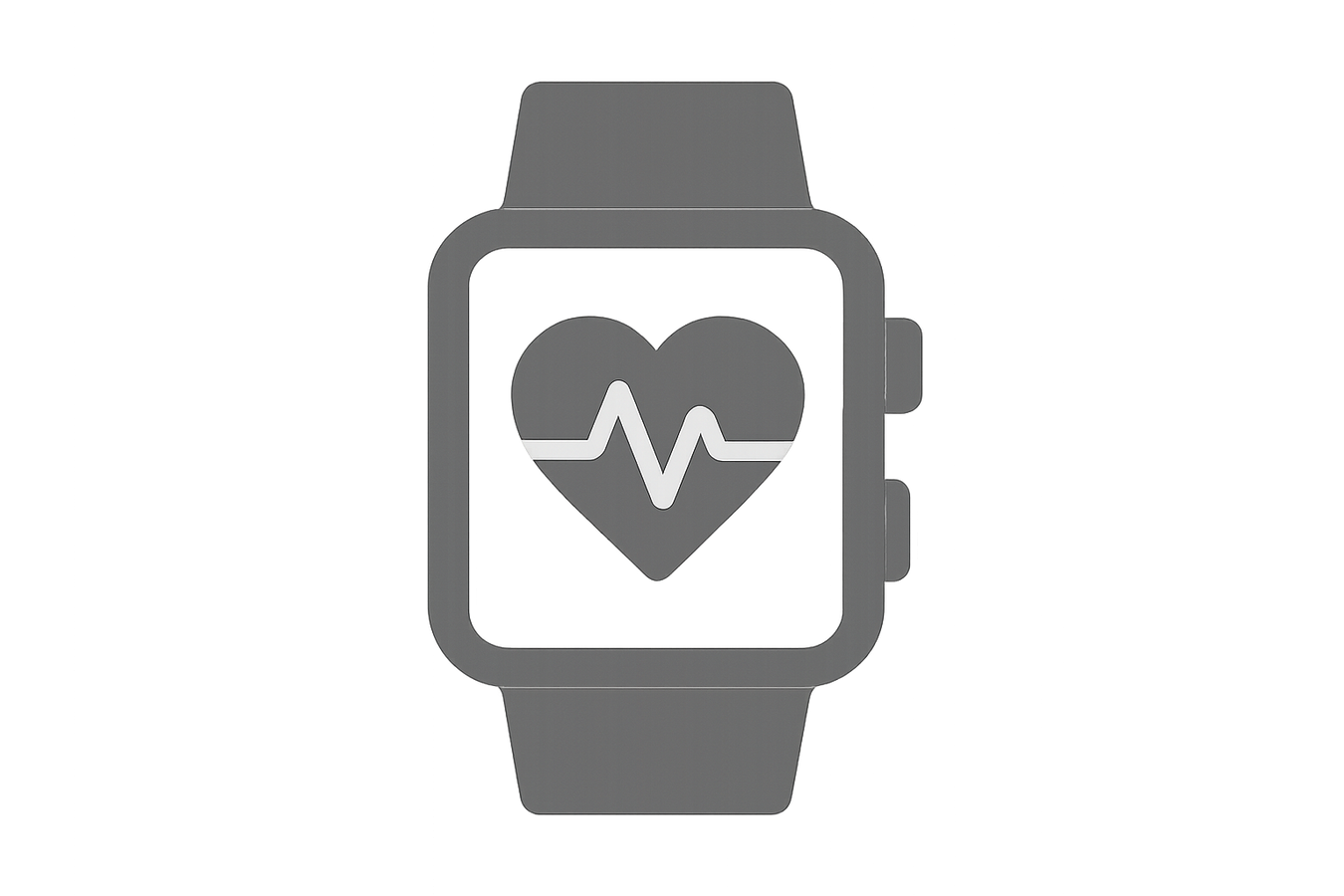 Create a grey Wearable Tech & Fitness icon
