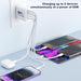 USB C Charger Block, 5 in 1 60W Charging Blocks, PD 3.0 25W Single Max Fast Charger, QC 2A USB Wall Charger for Iphone 16 15 14 13 12 11 Pro Max, Ipad, Ipod, Samsung, Airpods Pro, Apple Watch Series